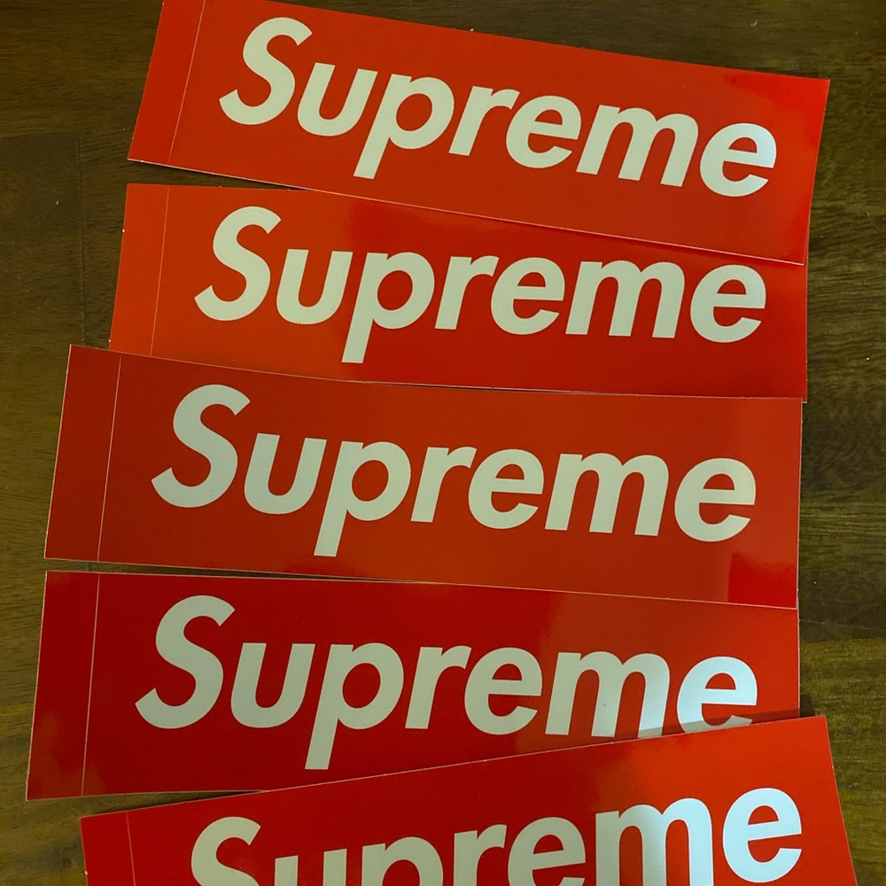 Supreme stickers